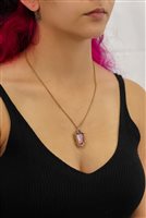 Collana Ayala Bar Donna Plum Wine in Lega metallica Cristallo H3632 - H3632